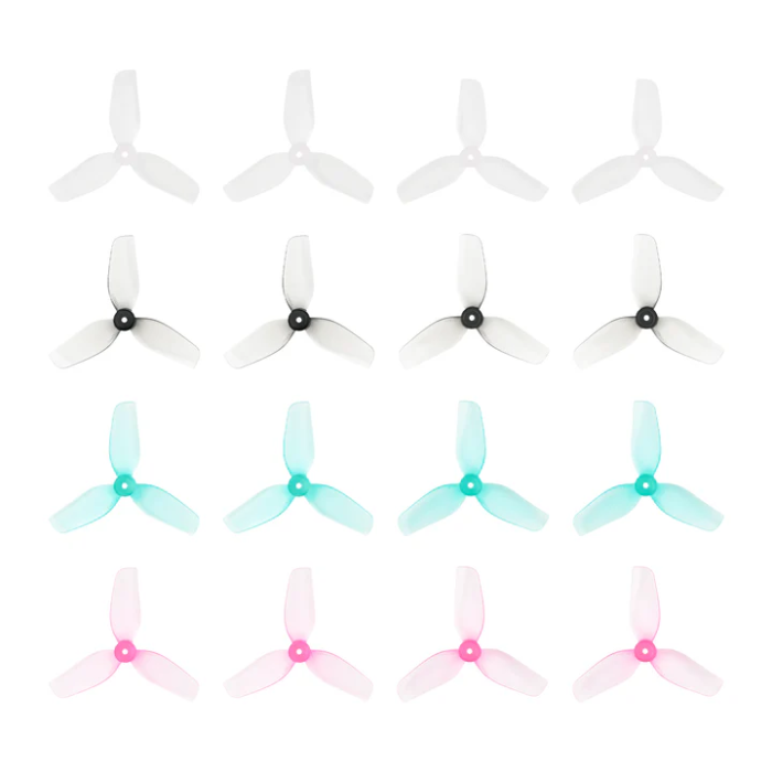HQ 31mm Ultralight 3-Blade Props(1.0mm Shaft ) 4pcs-Grey